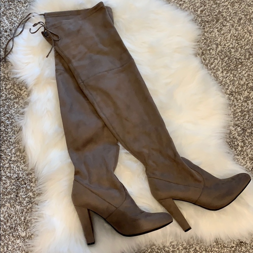 Over-the-knee Steve Madden heeled boots